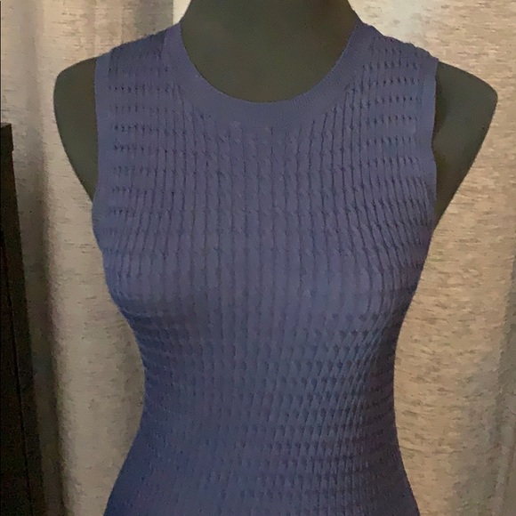 Navy Sleeveless Bodycon Dress - Picture 1 of 9